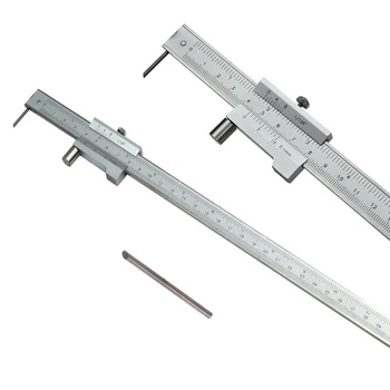 0-200 мм/0-300 мм Маркировочный штангенциркуль Из нержавеющей стали С твердосплавной иглой Для черчения, Линейка для параллельной маркировки, Измерительный инструмент