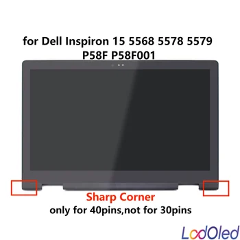 15,6 ‘LP156WF7-SPEB 64C12 FHD ЖК-дисплей с Сенсорным экраном и Цифровым Преобразователем в Сборе + Рамка для Dell Inspiron 15 5568 5578 5579 1920X1080 40 контактов