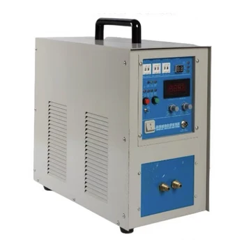 Высокочастотная индукционная нагревательная печь Мощностью 25 кВт 30-100 кГц, Индукционная нагревательная печь для плавки Серебра, золота с CE