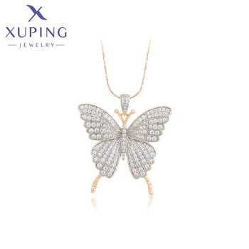 Ювелирные изделия Xuping Модный Кулон в форме Бабочки с цепочкой для женщин A00899163